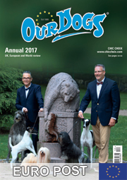 OUR DOGS ANNUAL 2017 - WITH EUROPEAN POST 20.95 total inc p&p