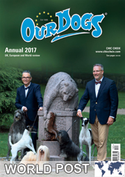 OUR DOGS ANNUAL 2017 - WITH WORLDWIDE POST 27.50 total inc p&p