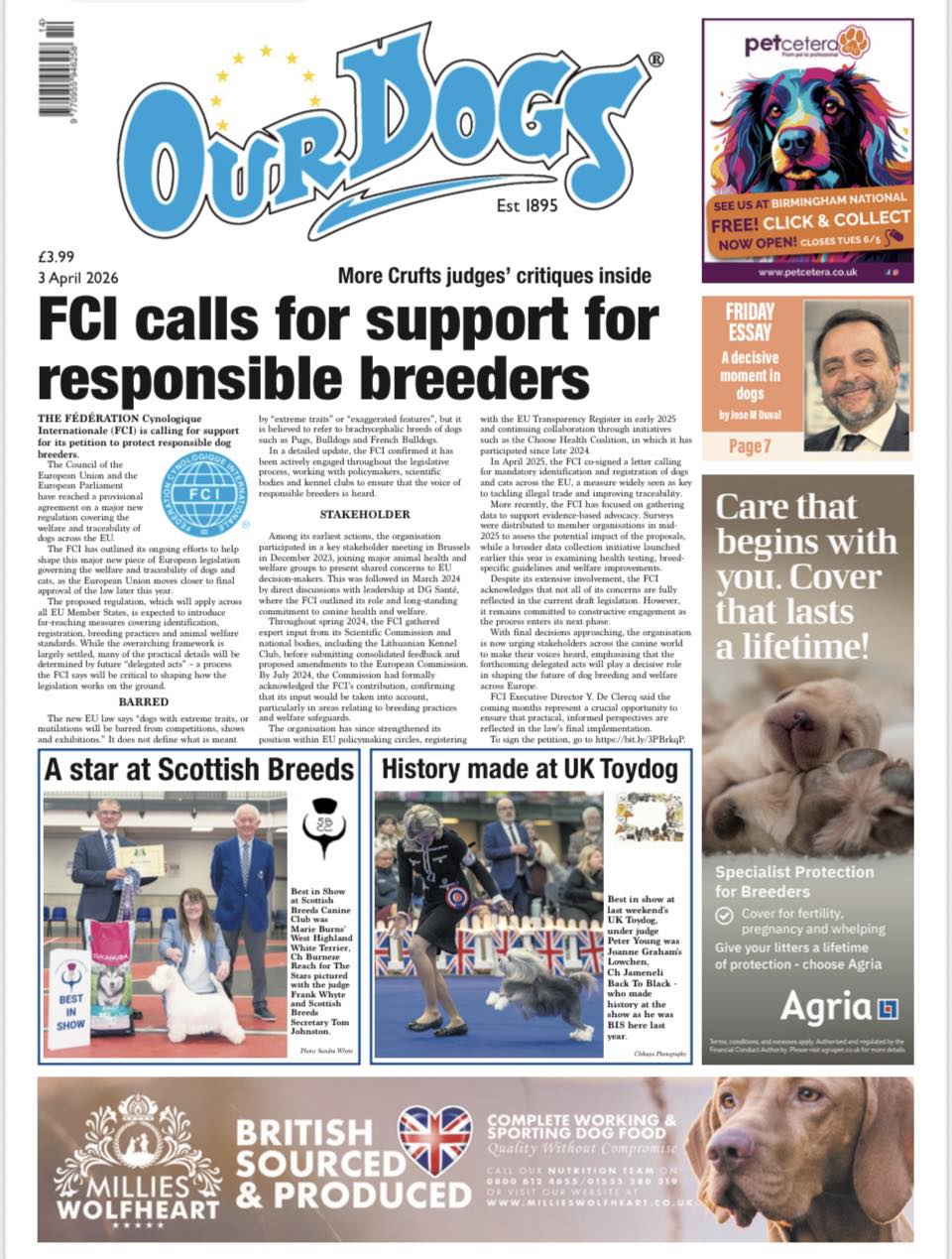 OUR-DOGS 3RD APRIL 2026