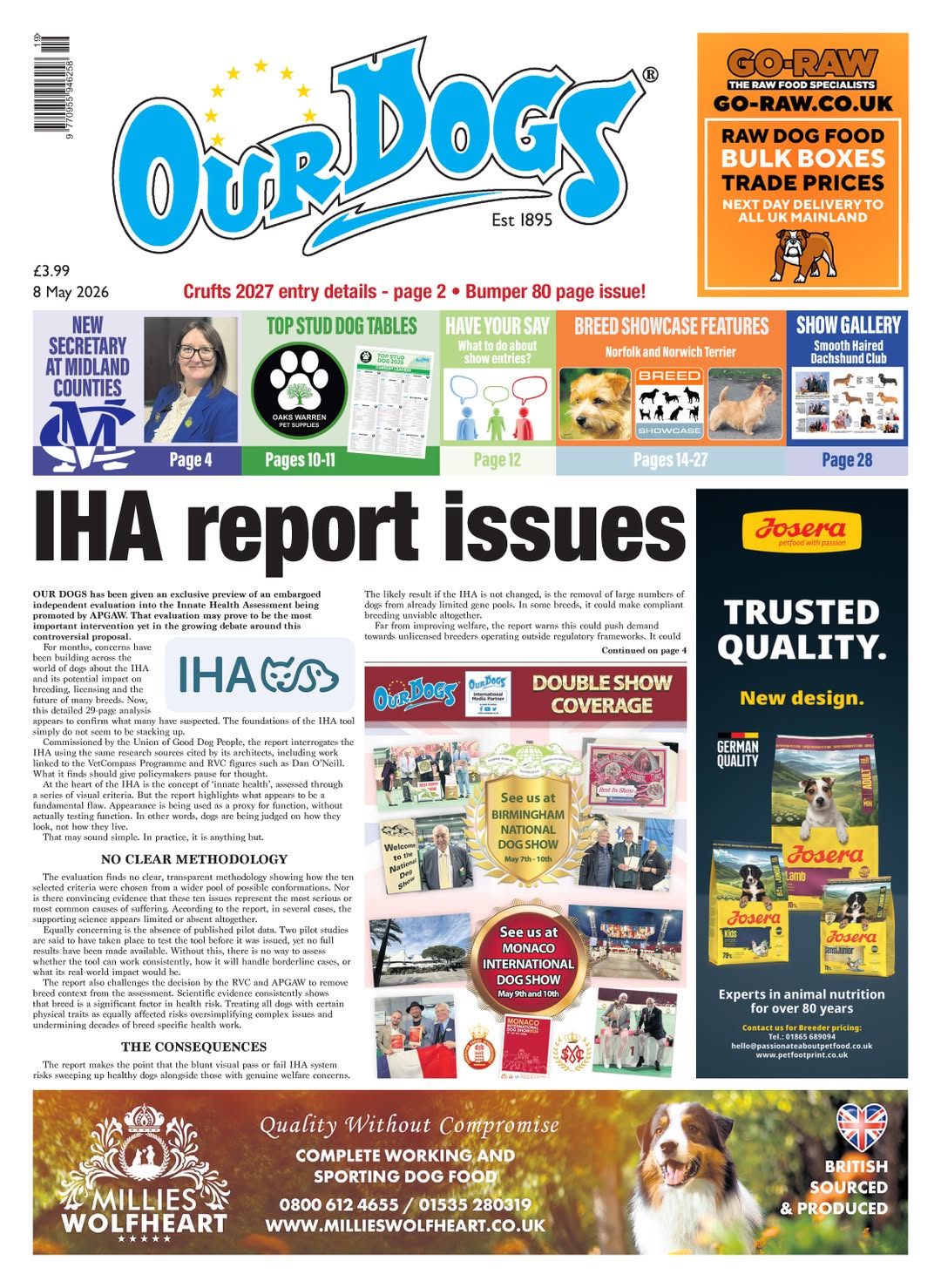 OUR-DOGS 8TH MAY 2026