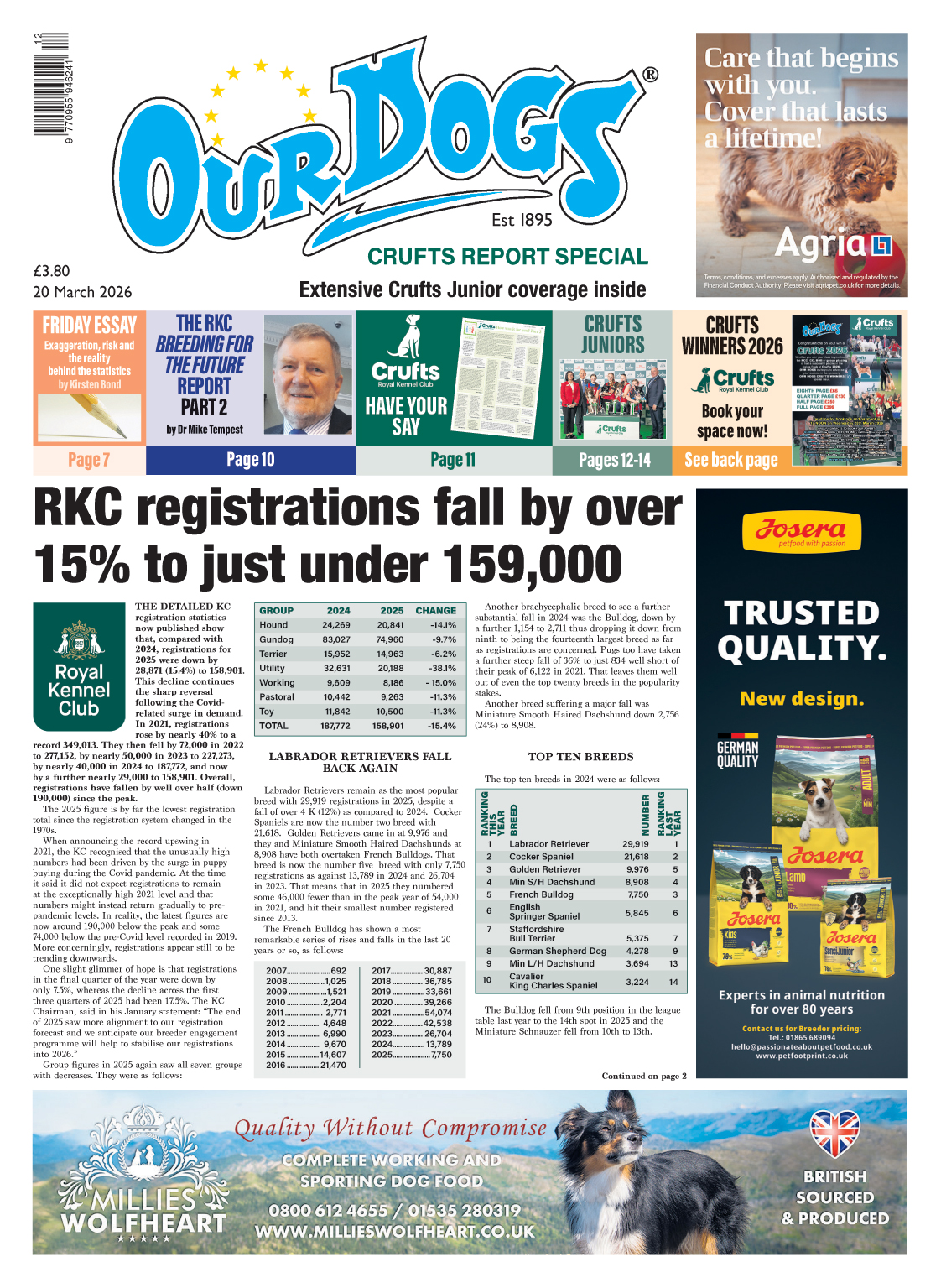 OUR-DOGS 20TH MARCH 2026